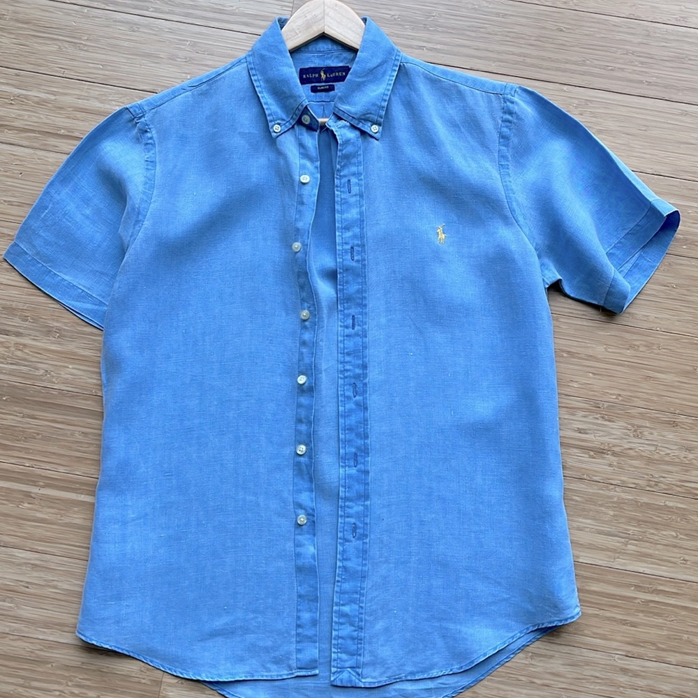 Polo by Ralph Lauren Blue Short Sleeve Shirt